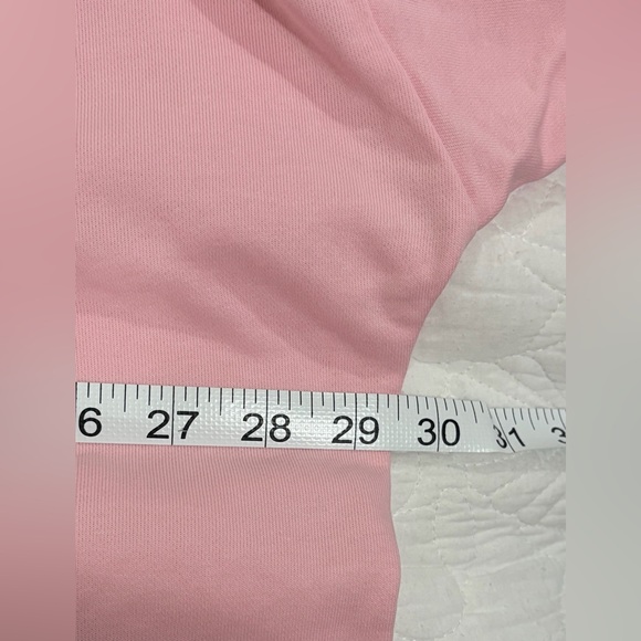PRELOVED SZ L Fantastic Fawn Pink Women’s Sweatshirt with Bow Accents - Picture 6 of 9